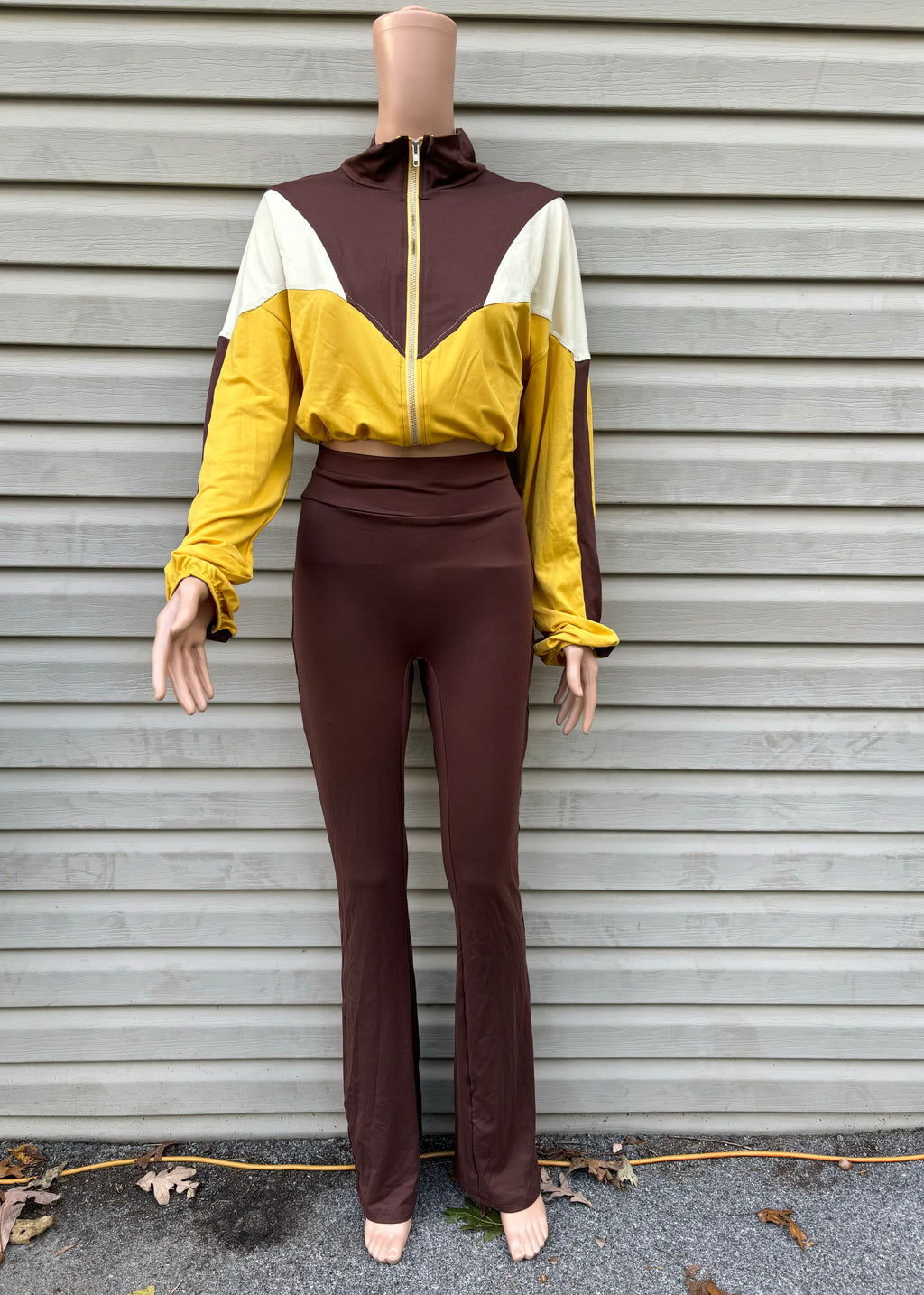 BASIC TONE SWEATSUIT:BROWN