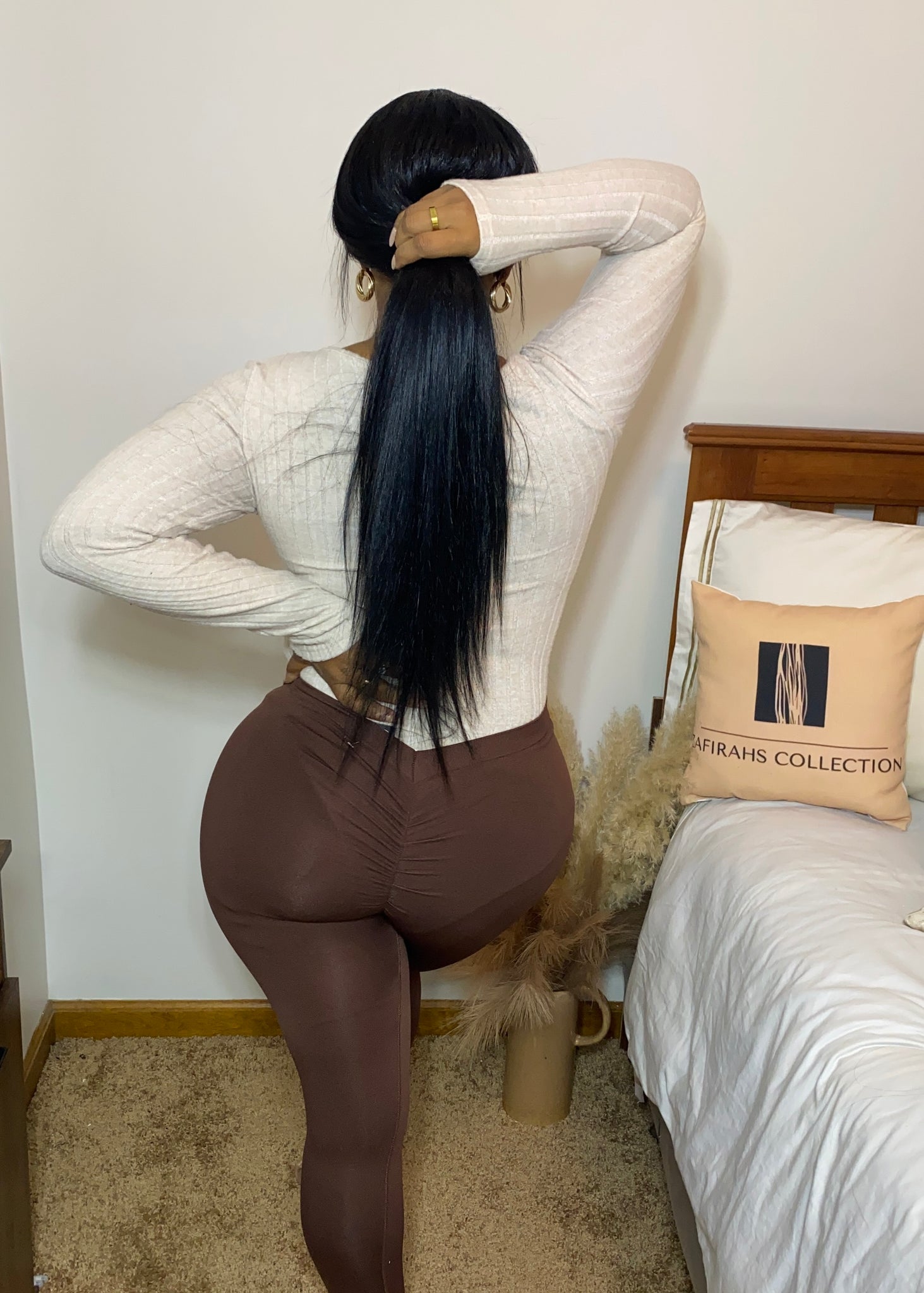 BBL LEGGINGS:BROWN