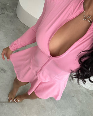 BASIC TENNIS SKORT SET:PINK