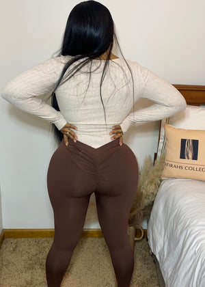 BBL LEGGINGS:BROWN