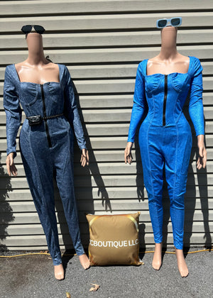 ZIPPER JUMPSUIT